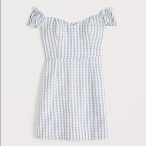 Off The Shoulder Corset Mini Dress Abercrombie & Fitch
